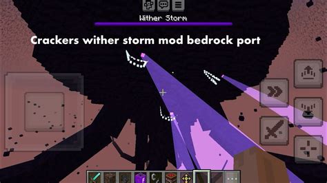cracker wither storm bedrock port.